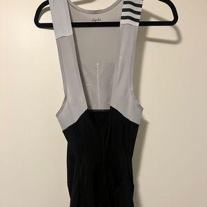 Rapha pro team bib medium  black and white